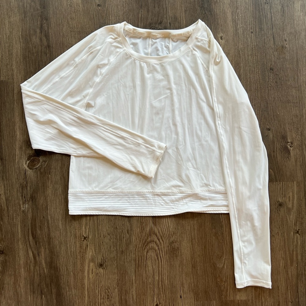 White Lululemon Long Sleeve